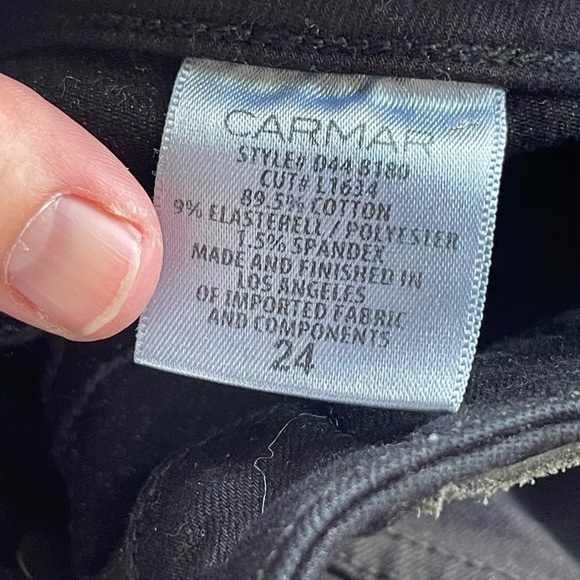 Carmar black distressed knee skinny jeans - Picture 6 of 12